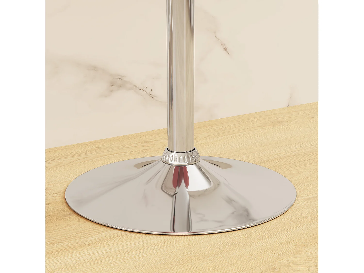 Set 2 sgabelli da bar girevoli con altezza regolabile rosso