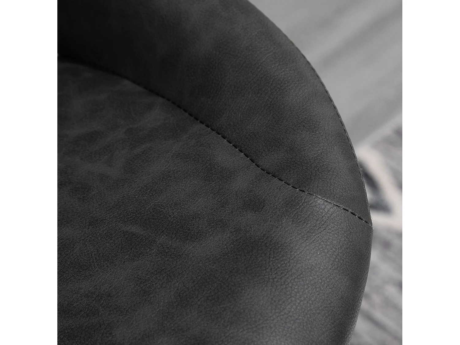 Set 2 sgabelli da bar girevoli altezza regolabile e poggiapiedi