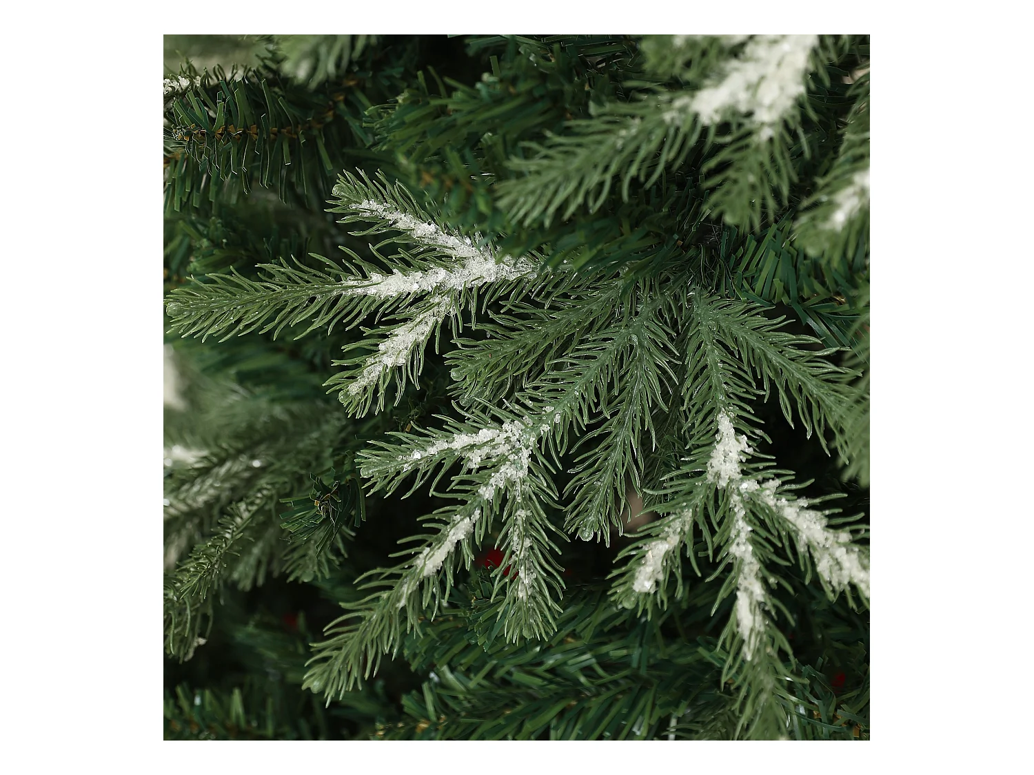 Albero di Natale innevato da 180 cm con 850 rami verde