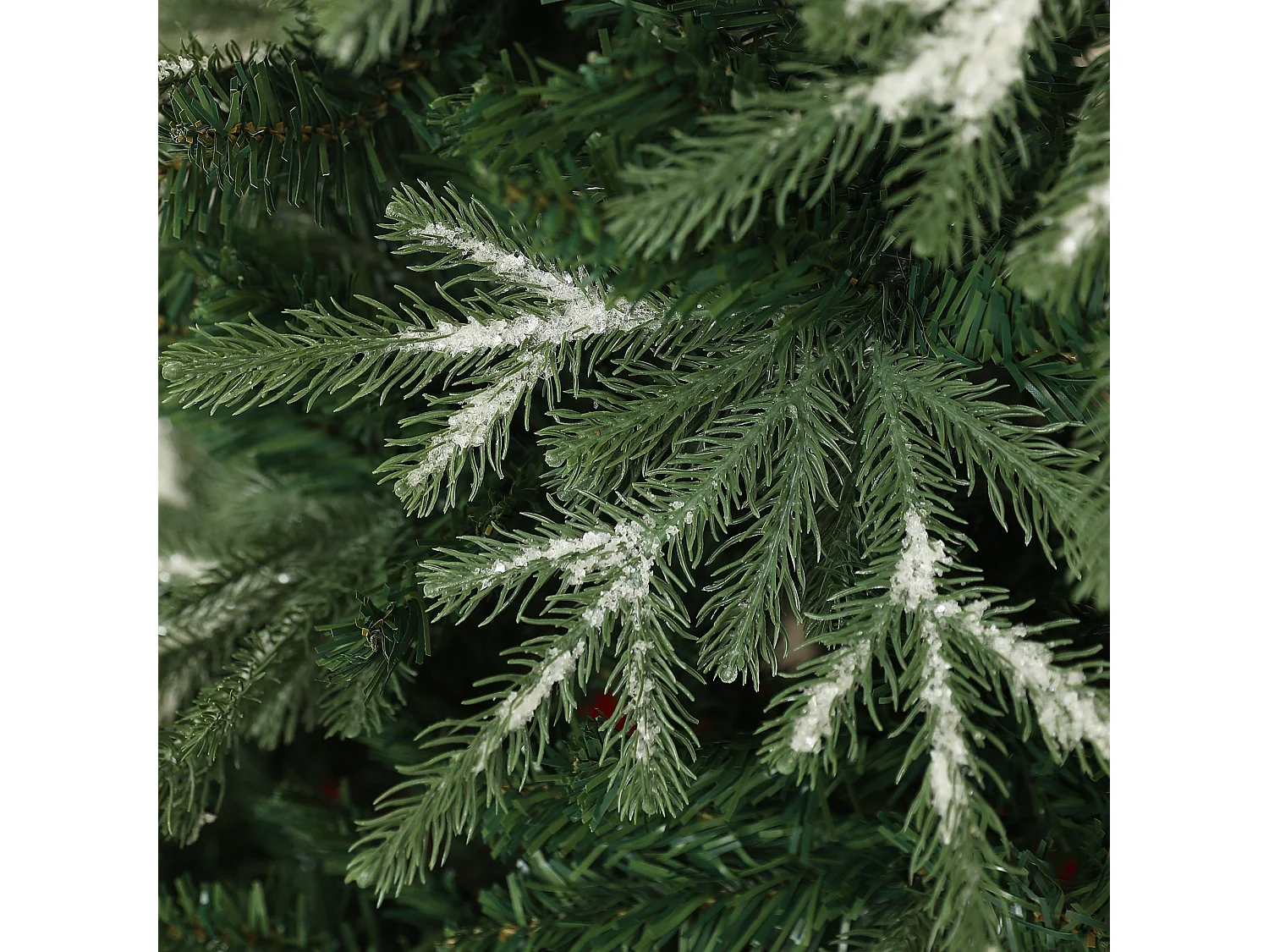 Albero di Natale innevato da 180 cm con 850 rami verde