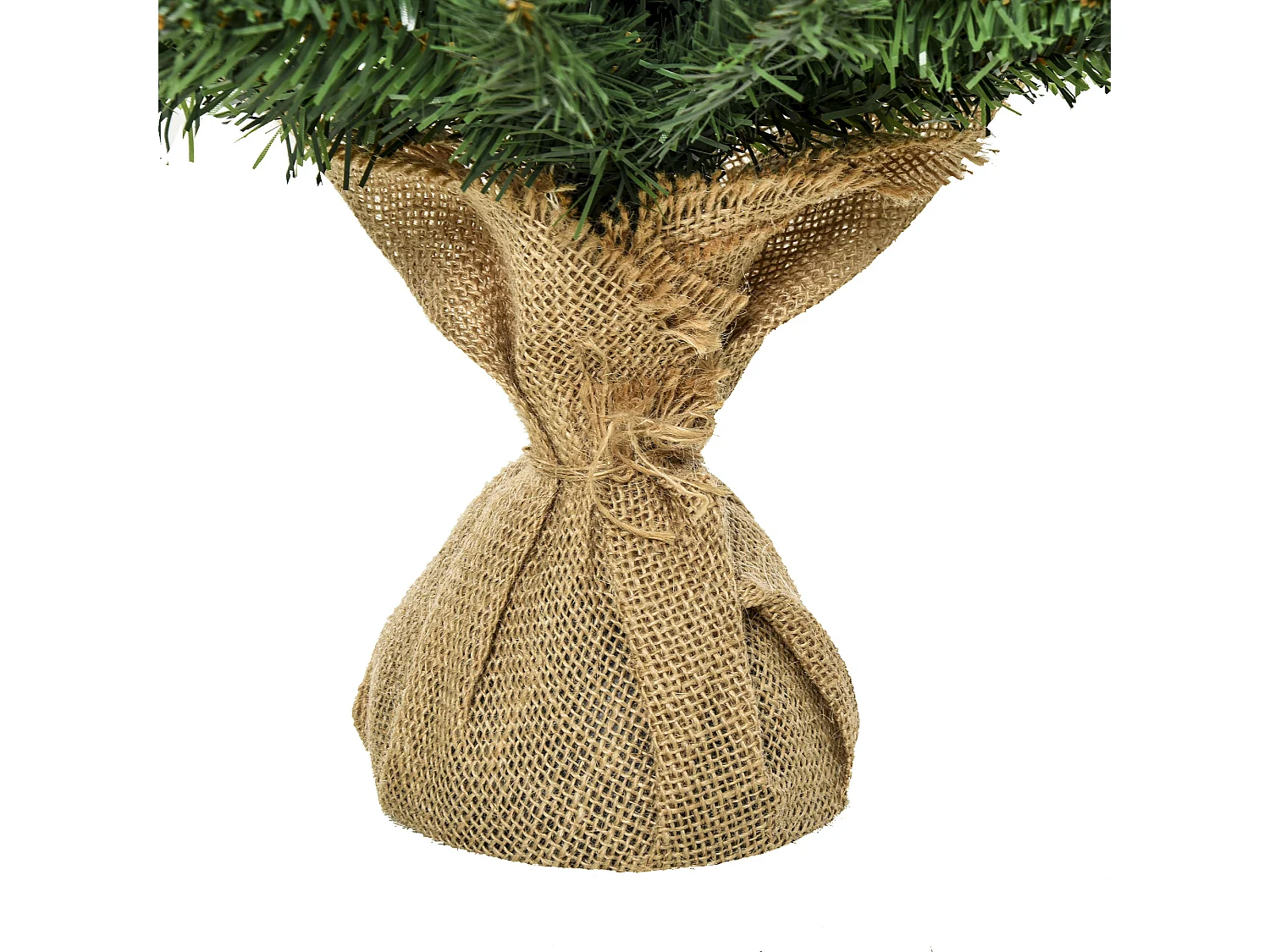 Albero Natale mini 60cm 70 rami PVC realistici