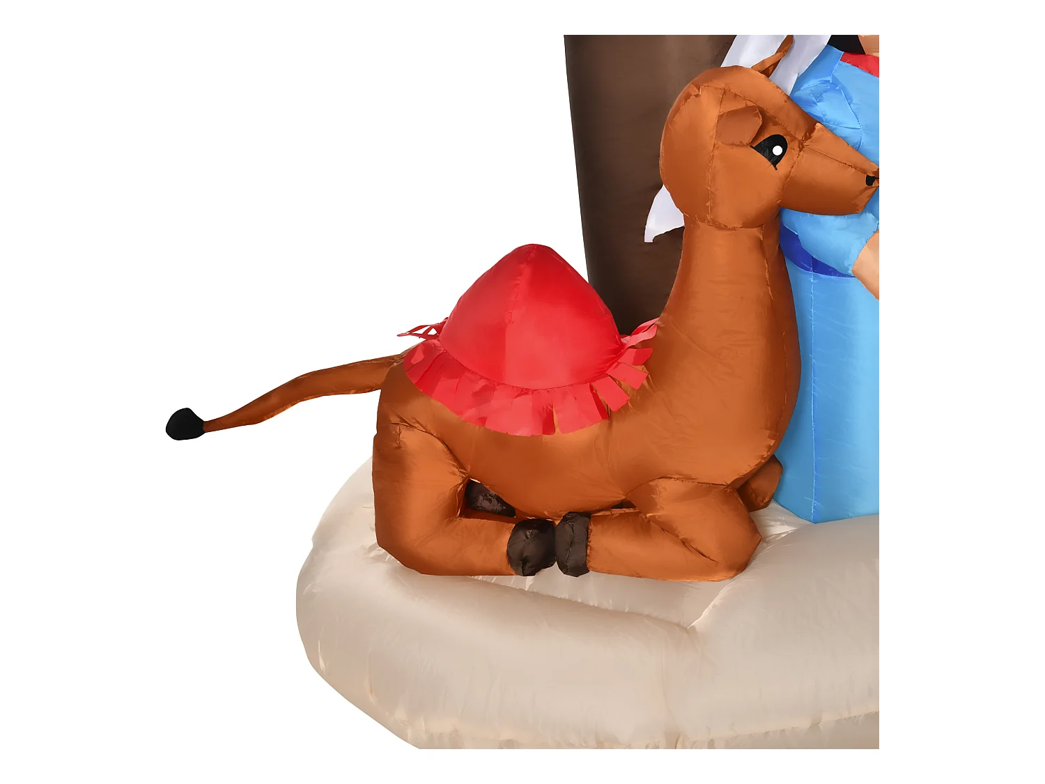 Presepe gonfiabile con led integrati da esterno 201x100x183cm