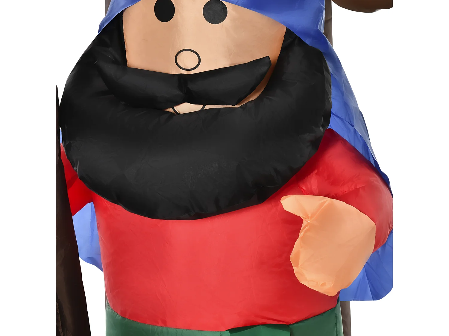 Presepe gonfiabile con led integrati da esterno 201x100x183cm