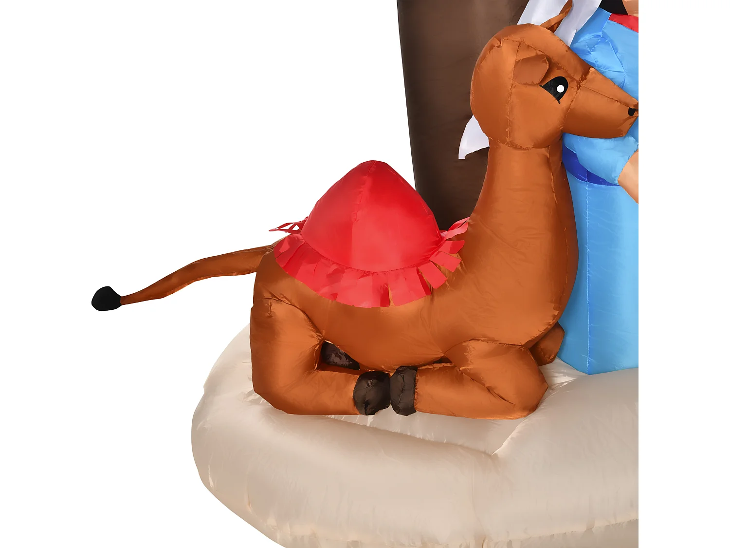 Presepe gonfiabile con led integrati da esterno 201x100x183cm