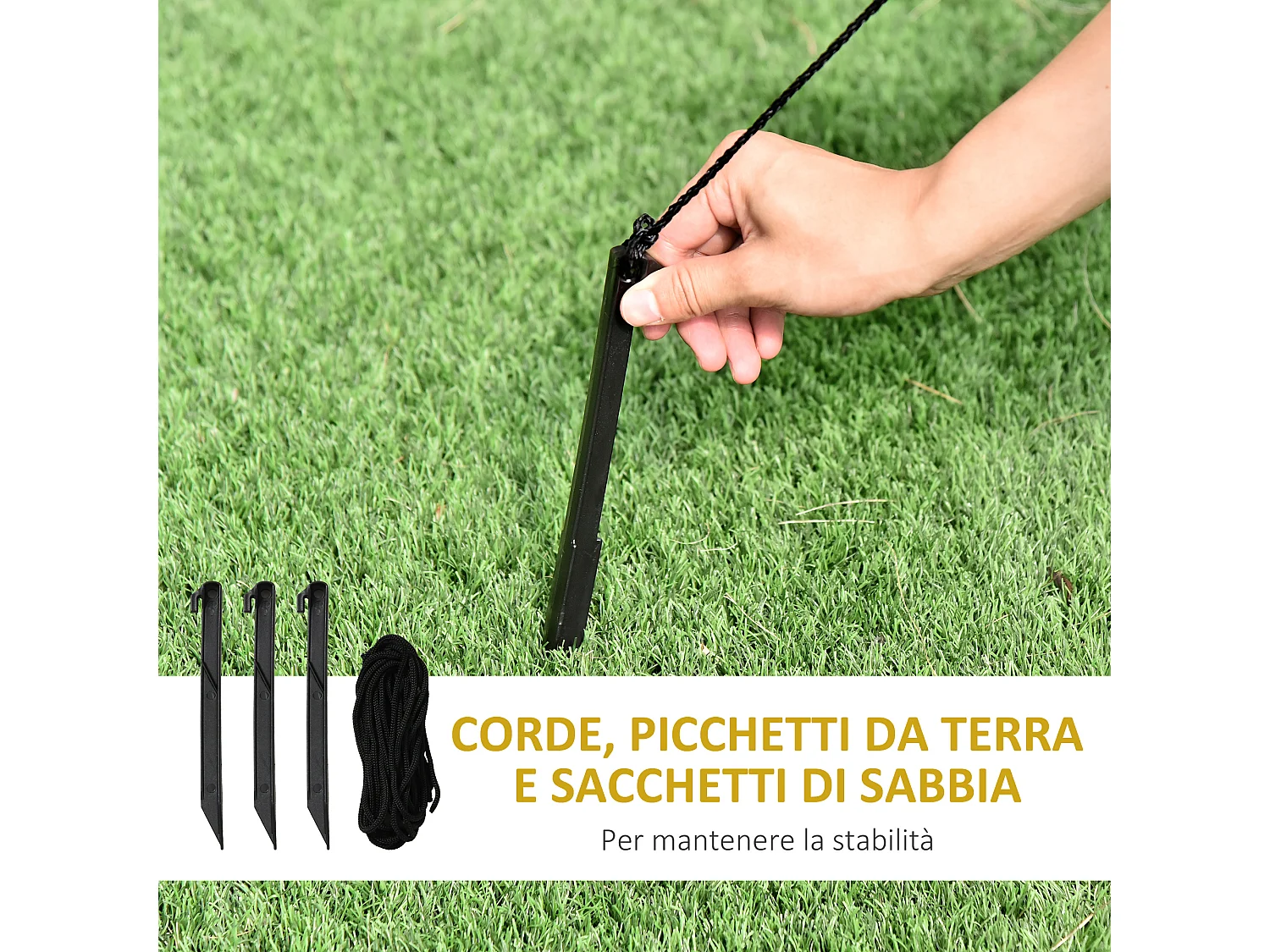 Babbo natale gonfiabile con luci led da esterno 135x85x180cm