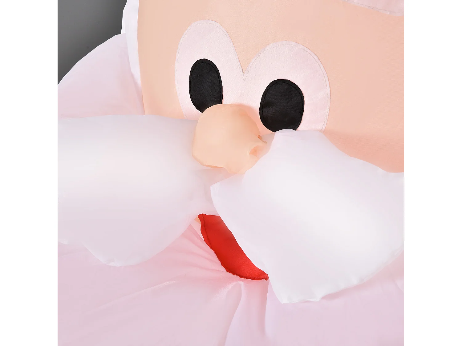 Babbo natale gonfiabile con luci led da esterno 135x85x180cm