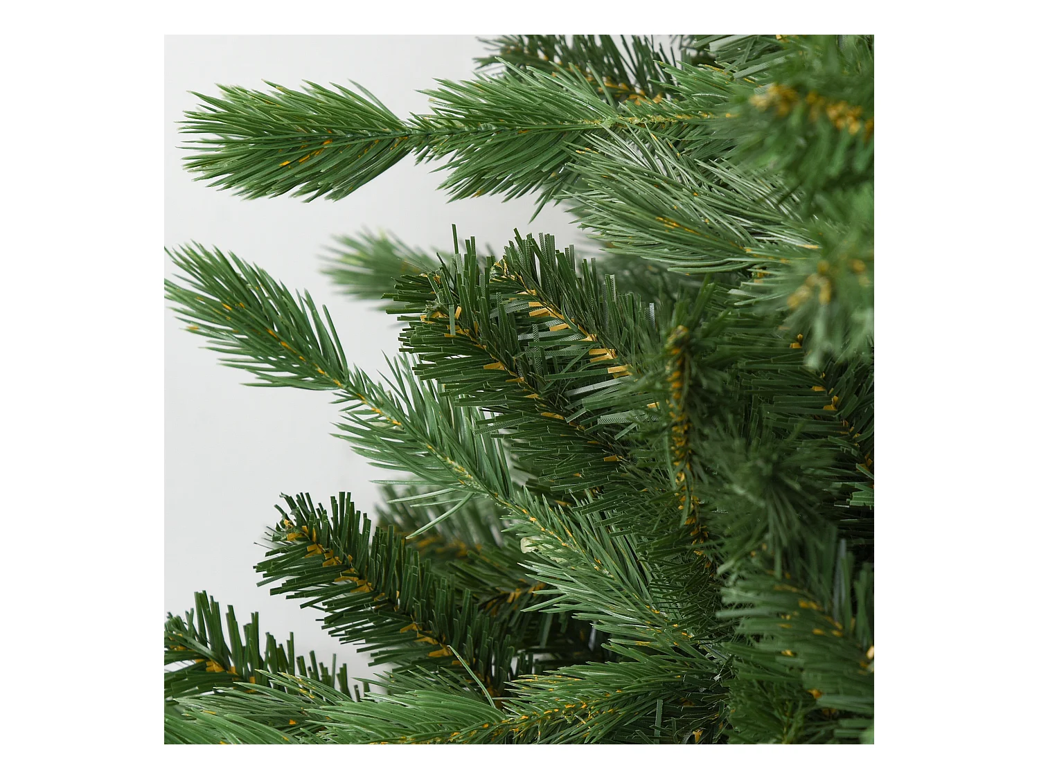 Albero artificiale gigante con rami e base rimovibile in pvc verde