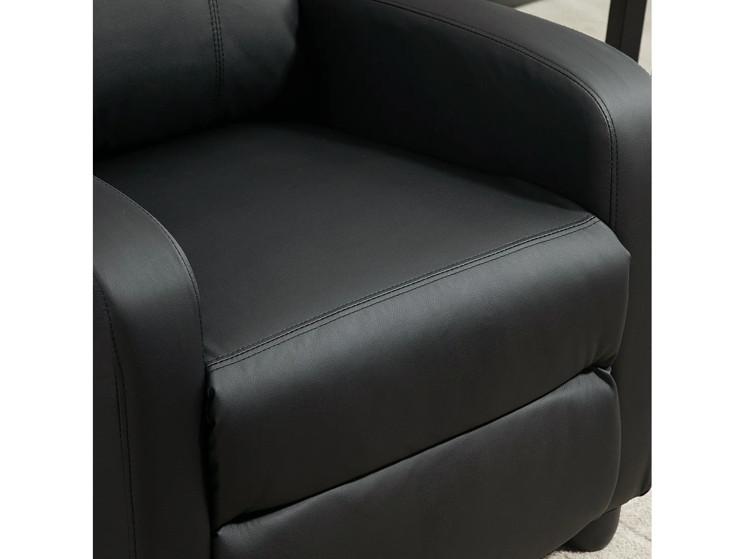 Poltrona massaggiante reclinabile con telecomando e poggiapiedi