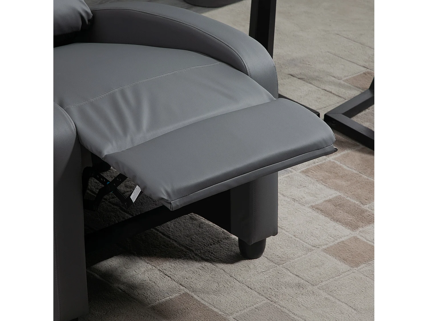 Poltrona massaggiante reclinabile con telecomando e poggiapiedi