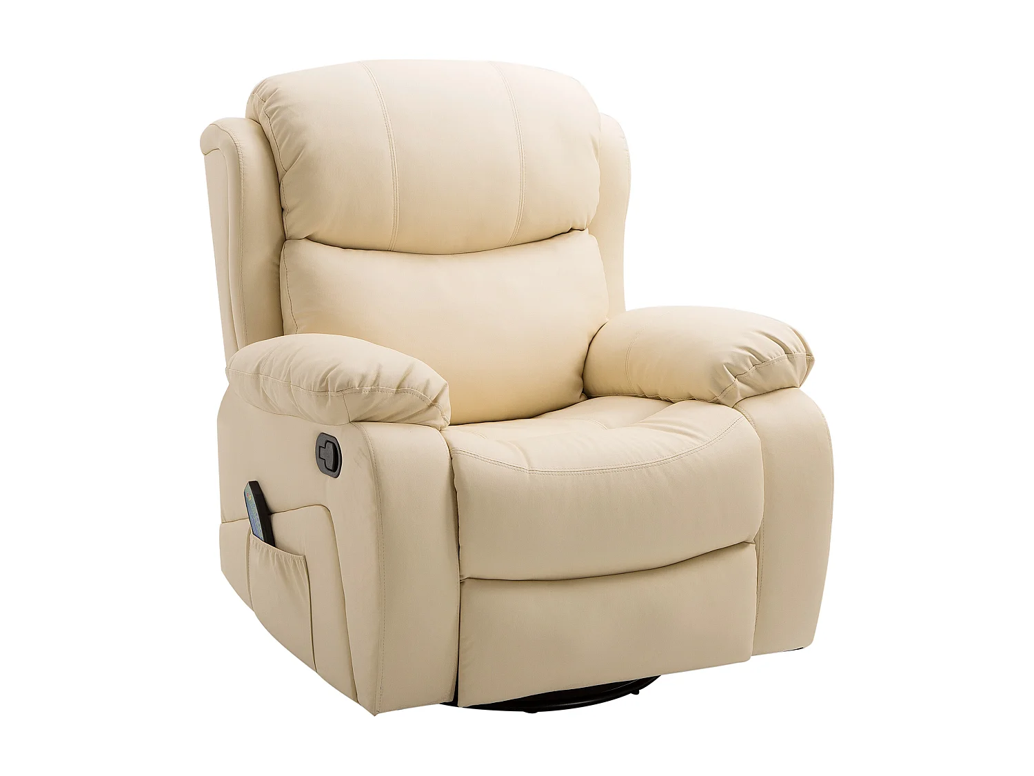 Poltrona relax reclinabile 8 punti massaggianti e riscaldamento in pu