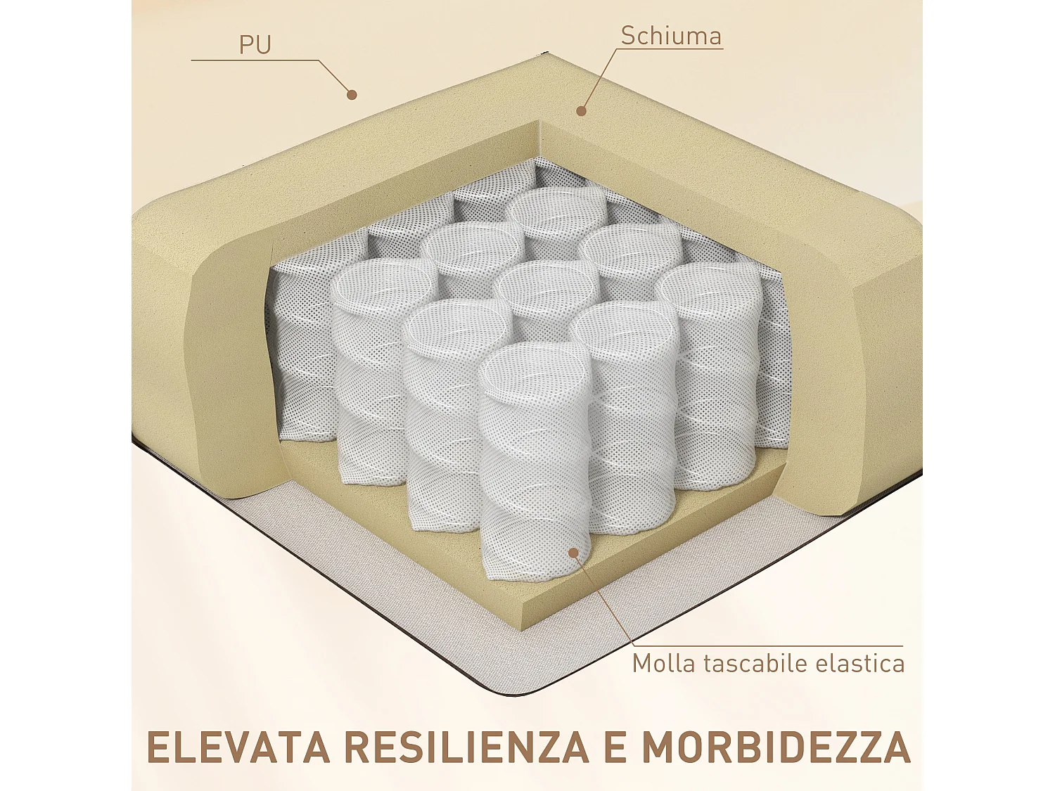 Poltrona relax reclinabile 8 punti massaggianti e riscaldamento in pu