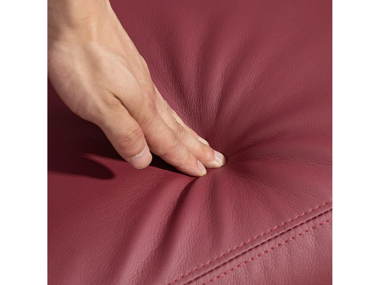 Poltrona massaggiante reclinabile con 8 modalità e telecomando rosso