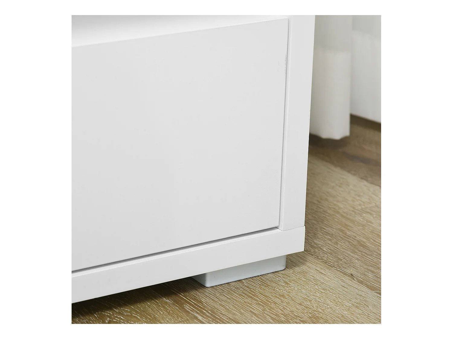 Cassettiera a 3 cassetti in truciolato bianco 70Lx37x75cm