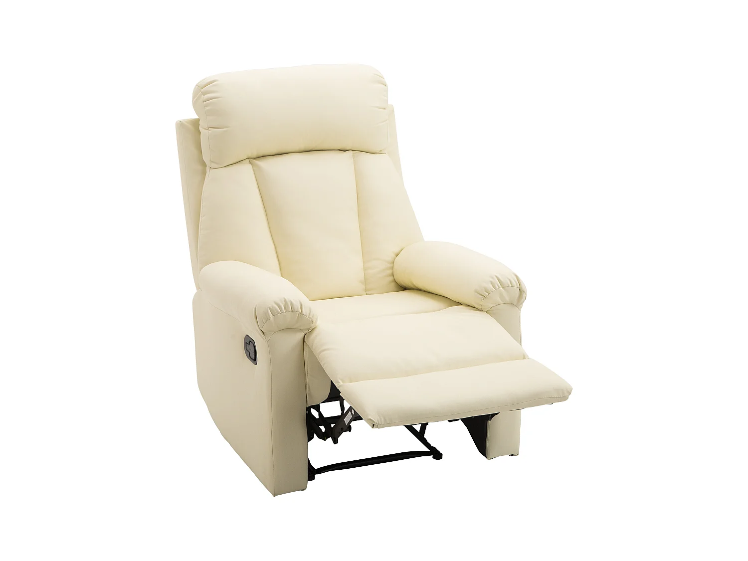 Poltrona relax reclinabile imbottita ergonomica in similpelle