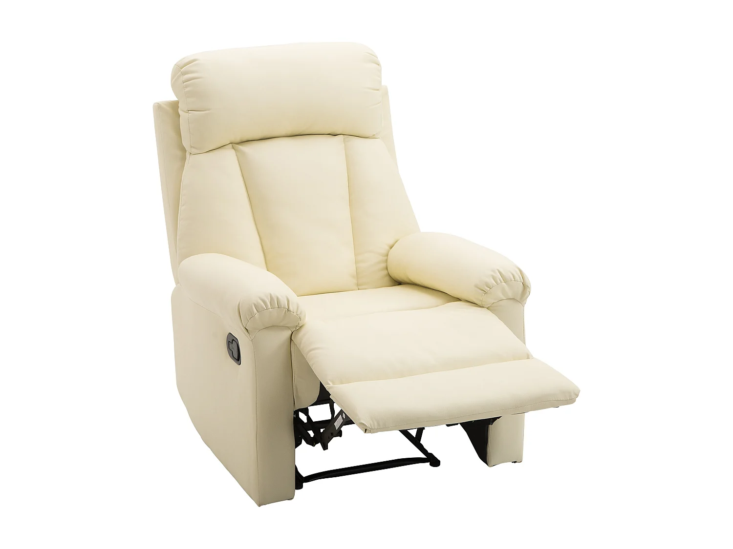 Poltrona relax reclinabile imbottita ergonomica in similpelle