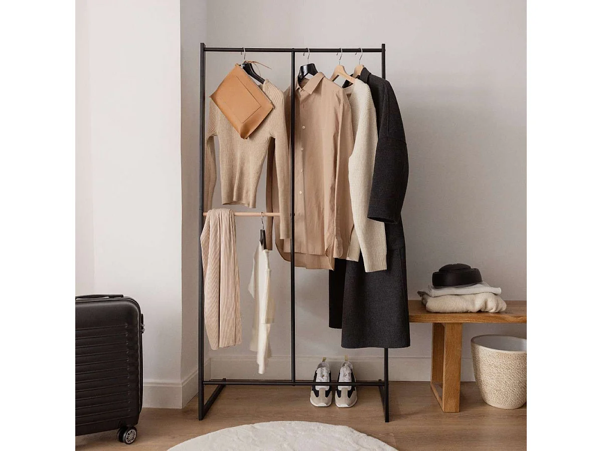 Perchero Burro  Hangy One 15 Negro - Newlux