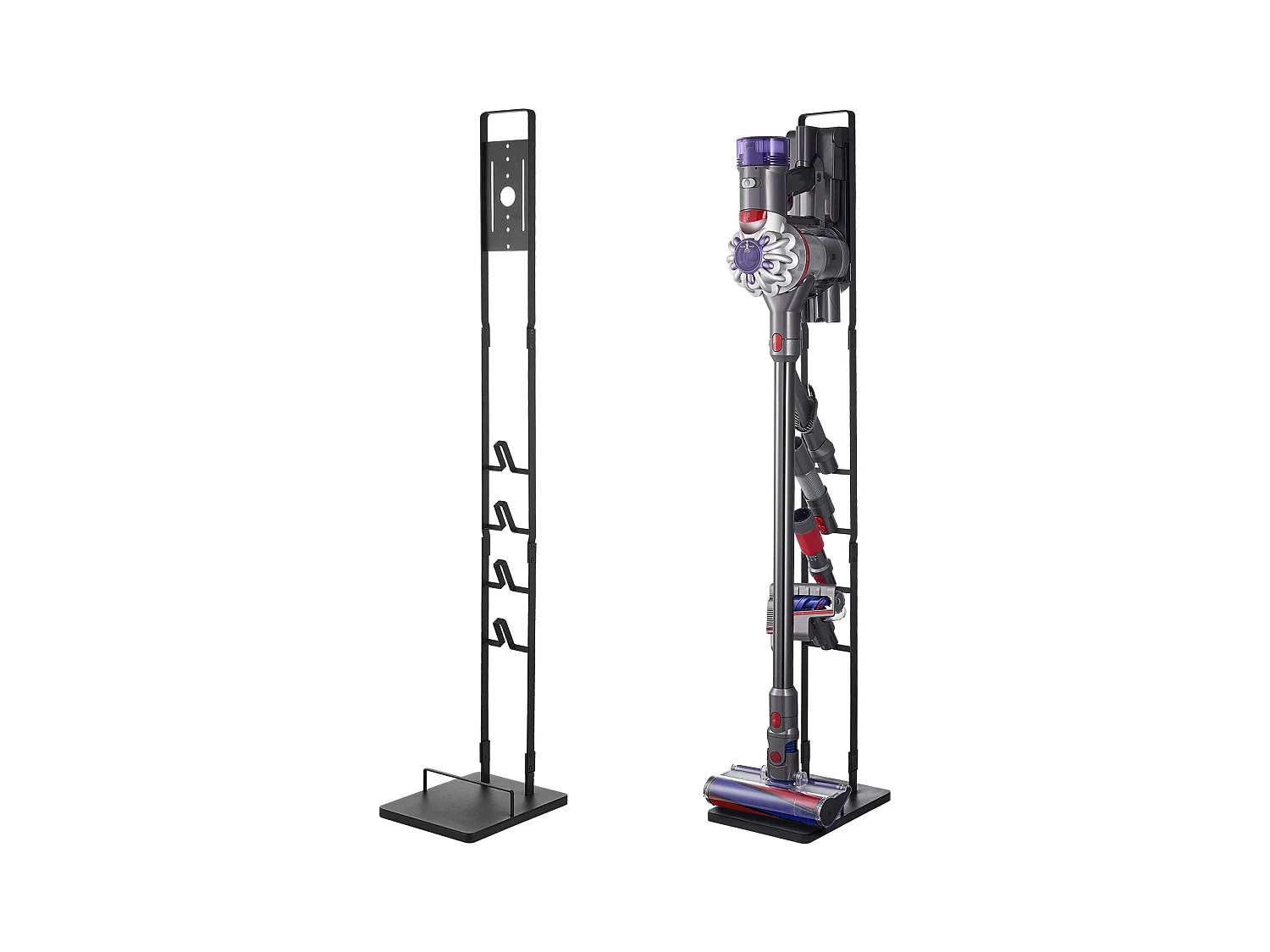 Support d'Aspirateur SucceBuy, Support de Rangement Stable pour Dyson, Compatible Multi-Modèles avec 4 Crochets