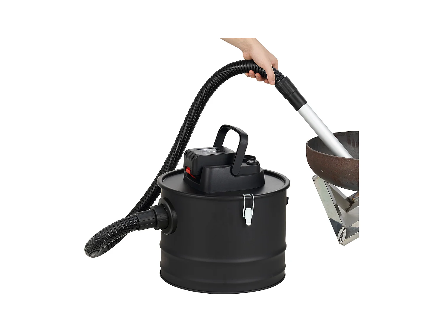 Aspirateur à Cendres 15L SucceBuy , 10KPa pour Cheminées et Poêles à Granulés