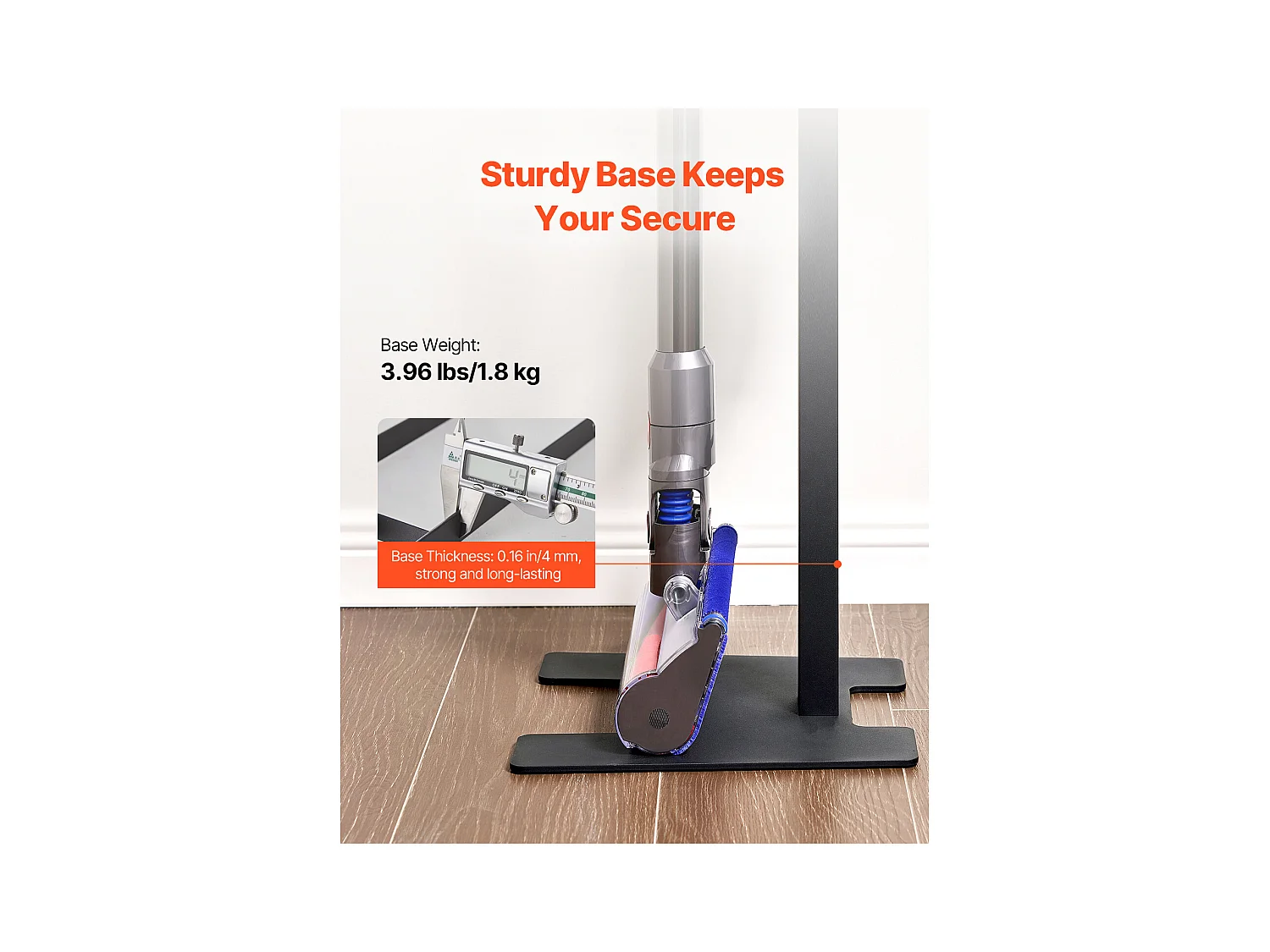 Staubsaugersupport SucceBuy, Stabiler Lagerungshalter für Dyson, Kompatibel mit Mehreren Modellen mit 6 Haken