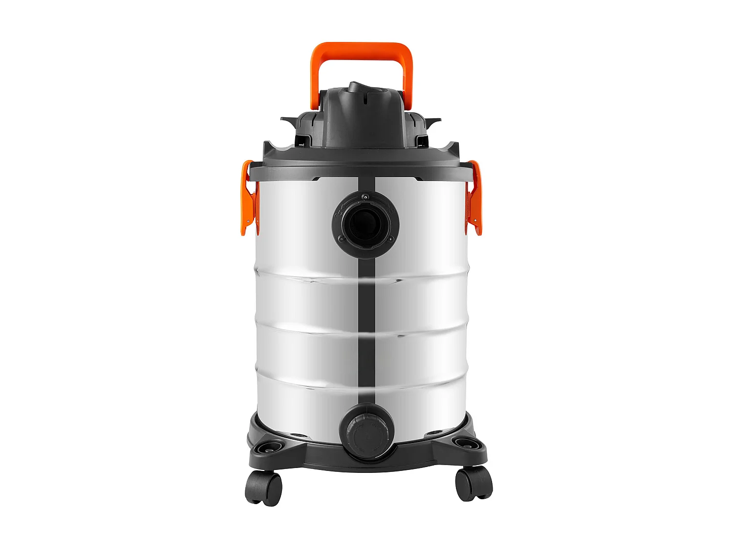 Trocken/Nass-Wasser- und Staubsauger SucceBuy, 4.47kW 30 L Düse Edelstahl Silber, für Alle Reinigungsarbeiten