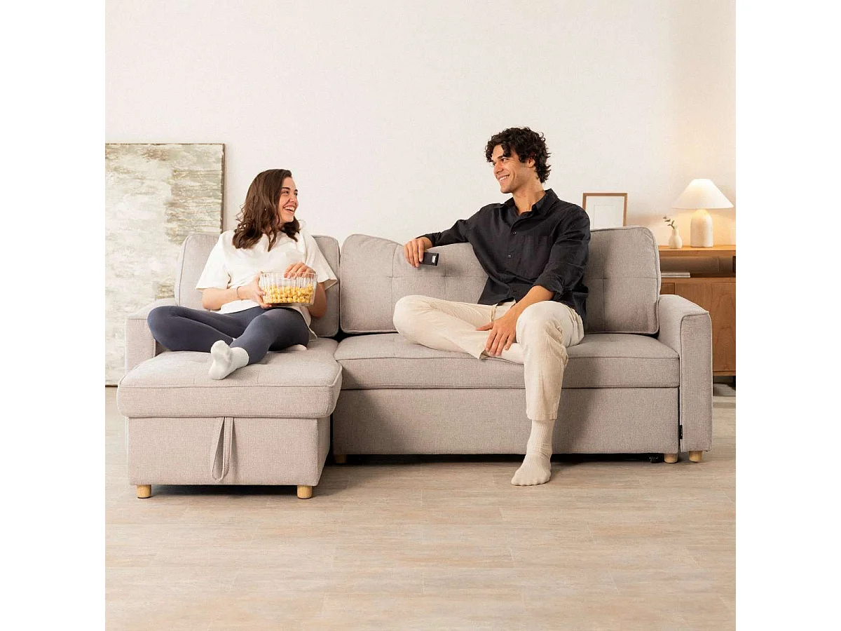 Sofá Cama  Haven Gris - Nalui