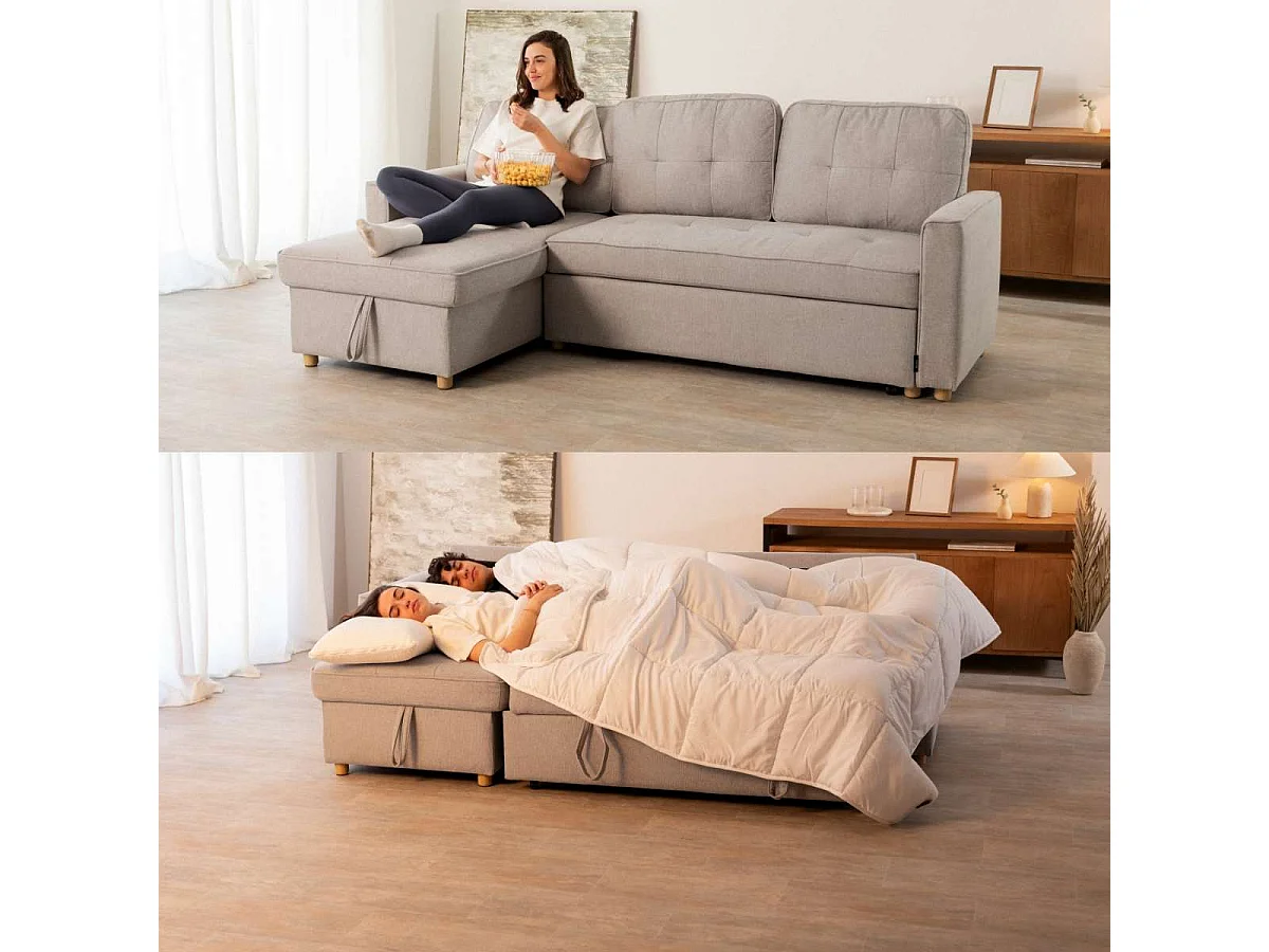 Sofá Cama  Haven Gris - Nalui