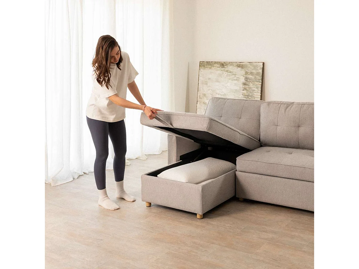 Sofá Cama  Haven Gris - Nalui