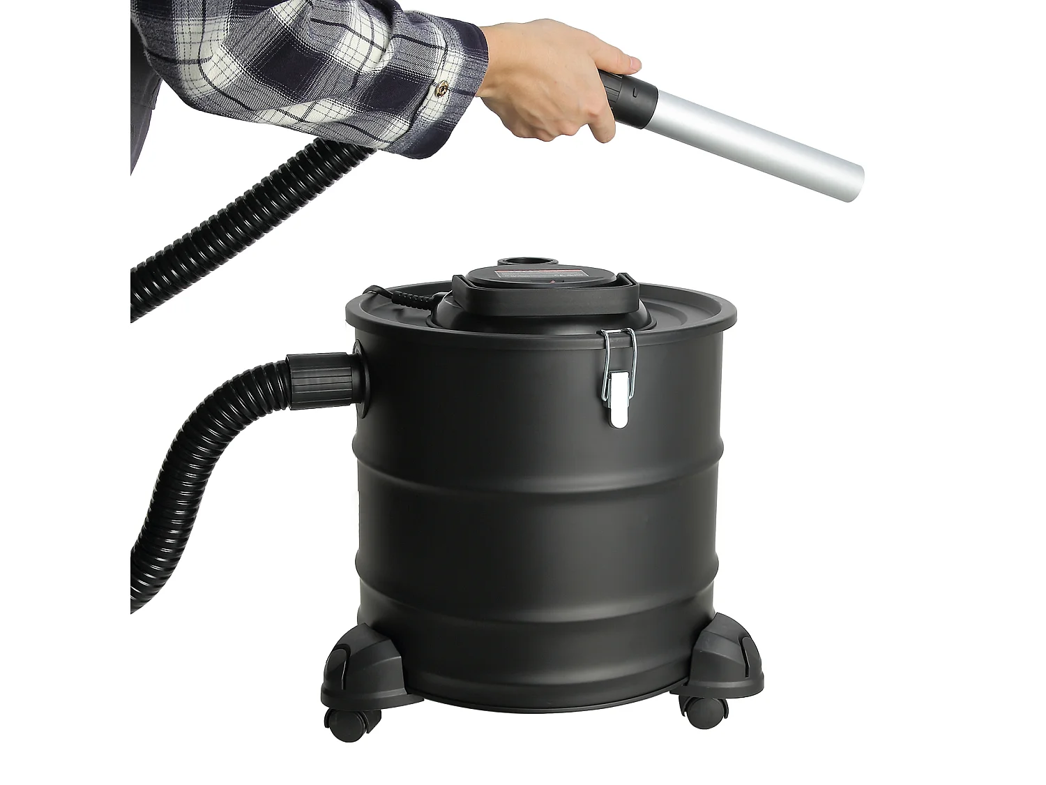 Aspirateur à cendres électrique 20L 1200W SucceBuy, Aspirateur Ash Vac, Cheminées, Poêles à Granulés, Grills, BBQ