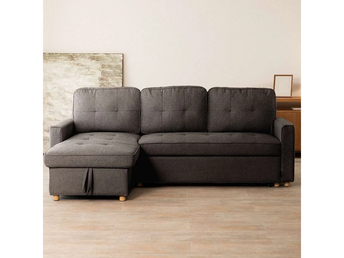 Sofá Cama  Haven Gris Antracita - Nalui