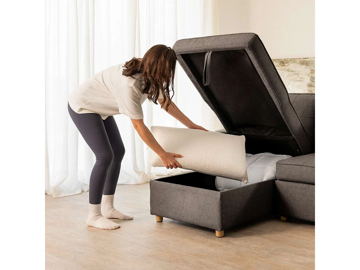 Sofá Cama  Haven Gris Antracita - Nalui