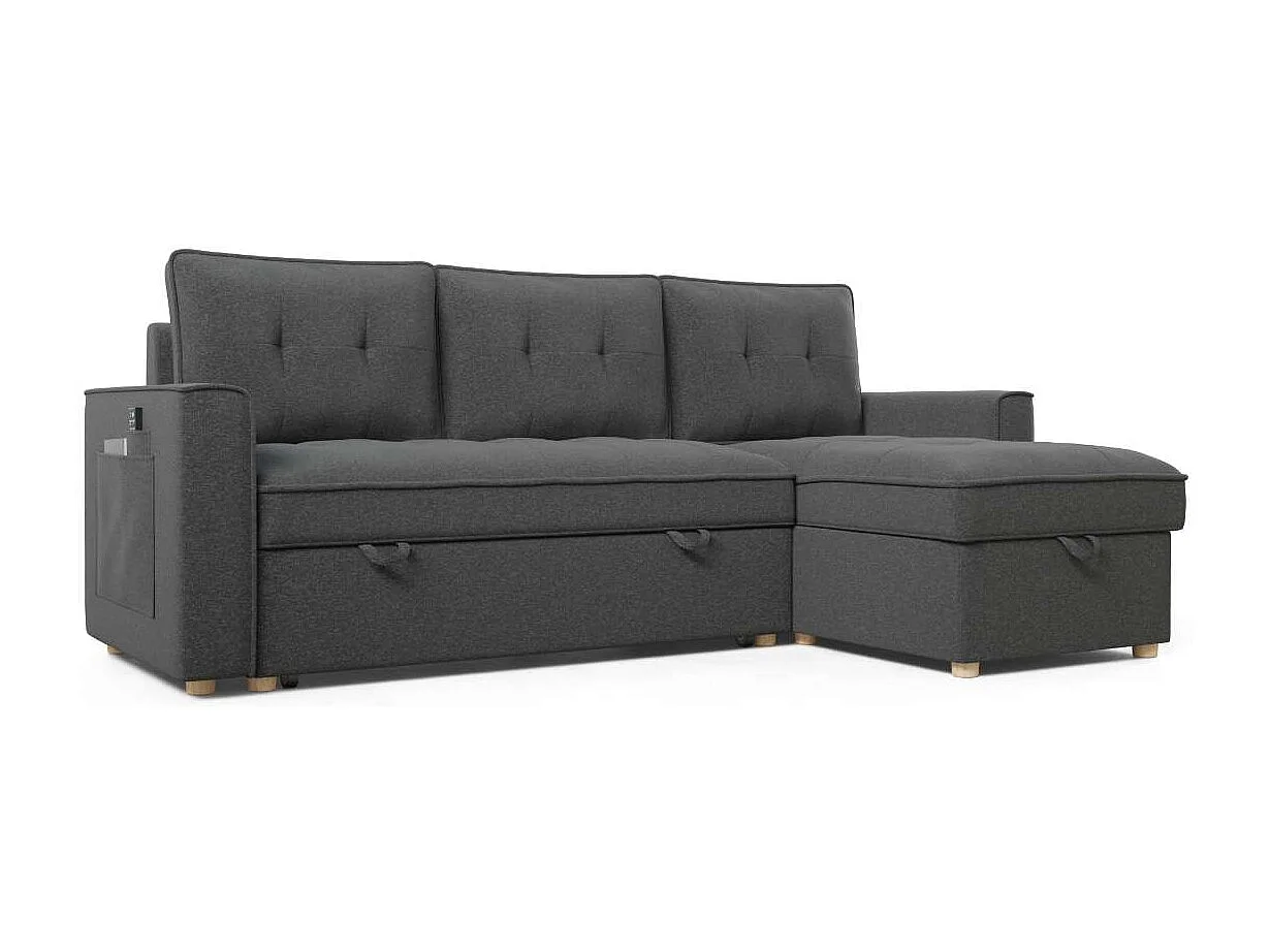 Sofá Cama  Haven Gris Antracita - Nalui