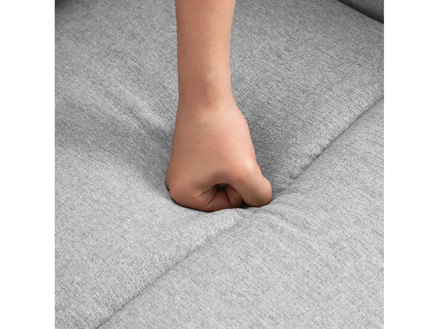 Poltrona relax con reclinazione max 168° e poggiapiedi grigia