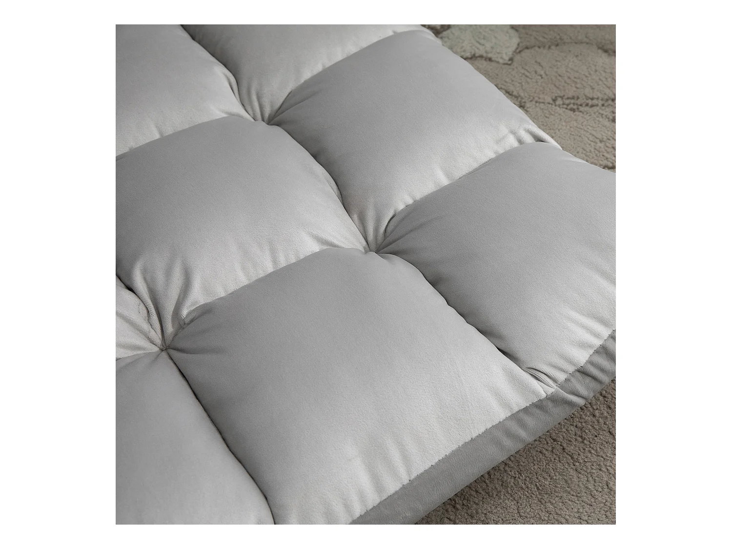 Poltrona relax da terra con schienale reclinabile fino 180°