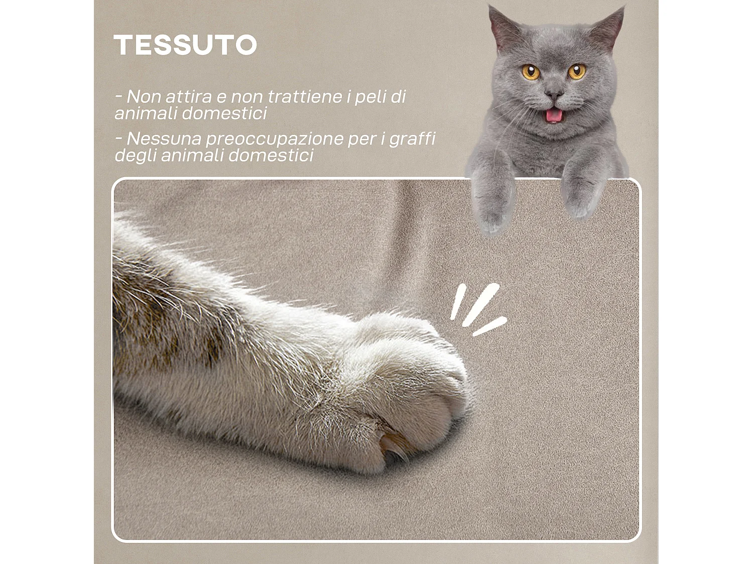 Poltrona reclinabile elettrica brushless con poggiapiedi marrone