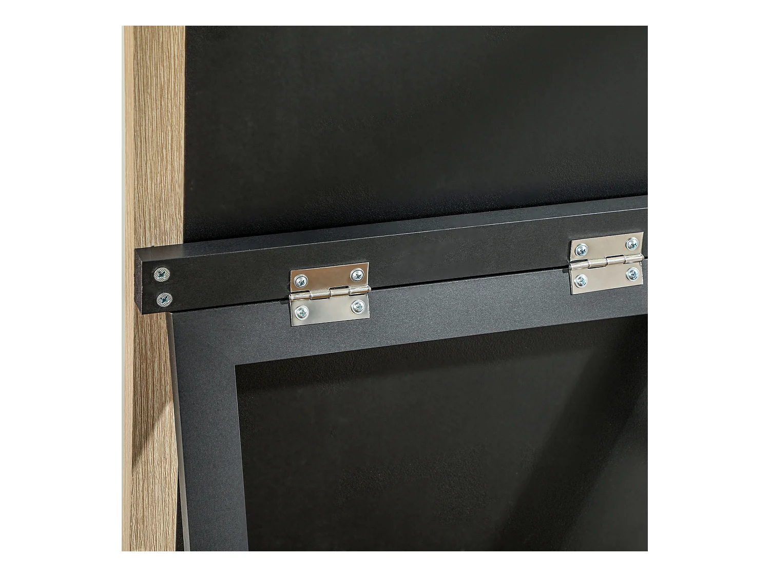 Specchio moderno a figura intera autoportante e da parete bicolore