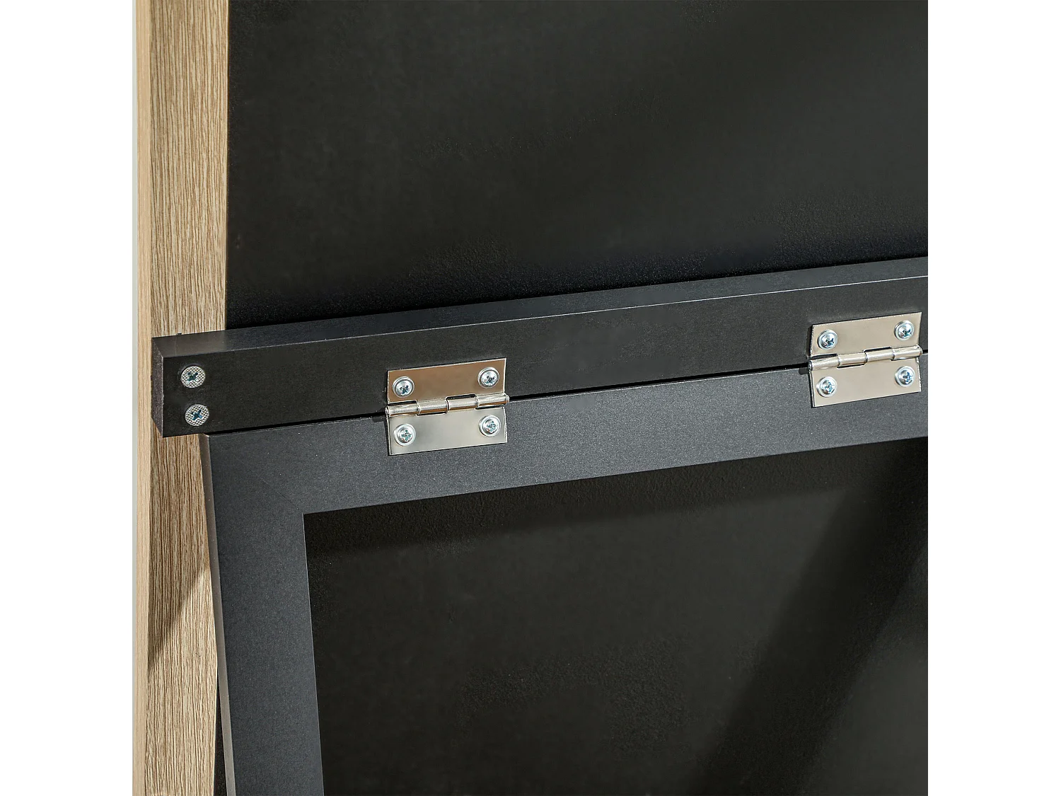 Specchio moderno a figura intera autoportante e da parete bicolore