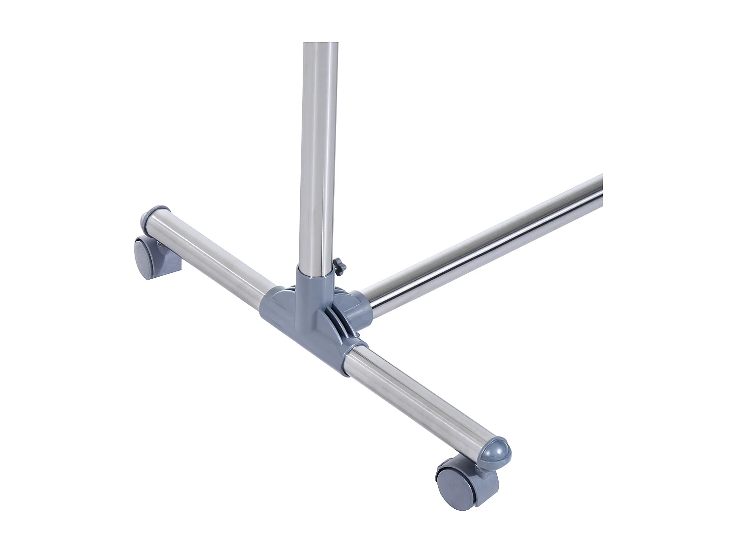 Stand appendiabiti altezza regolabile con 4 ruote girevoli