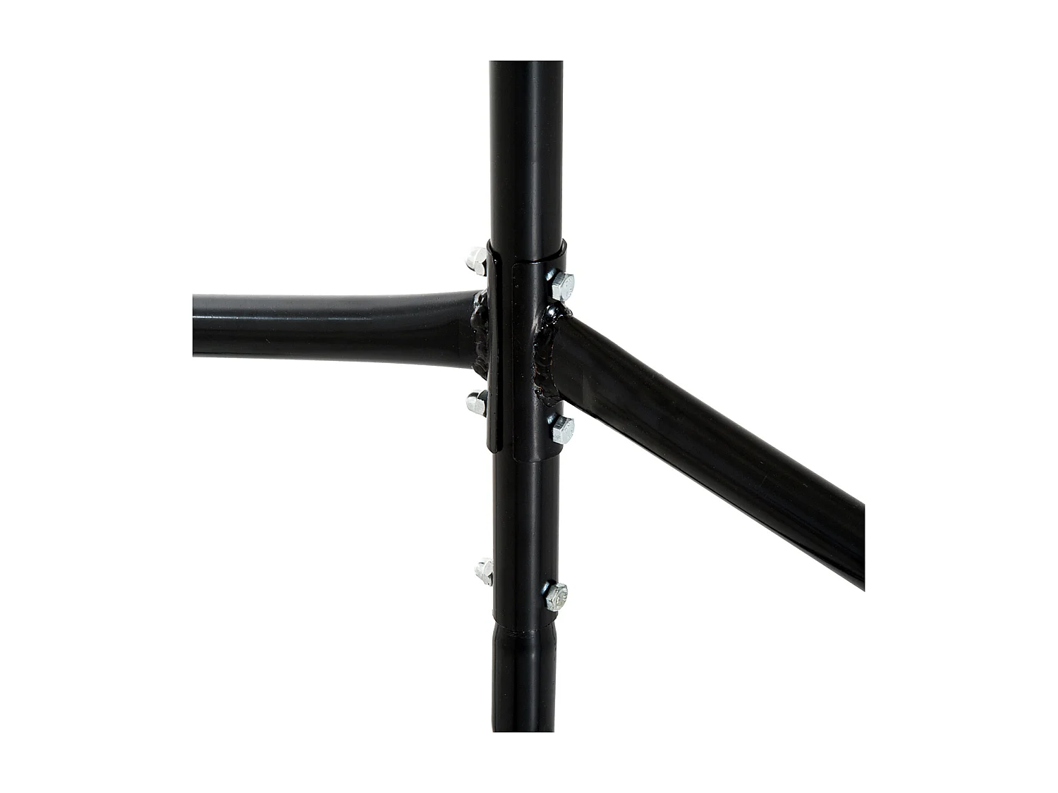 Rella appendiabiti attaccapanni in metallo nero con rotelle