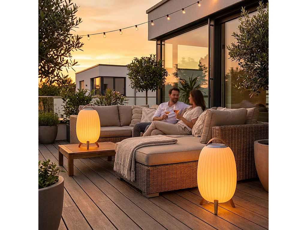 Lanterne nomade musicale EZIlight® Ambiant XL - Pack de 2 lampes