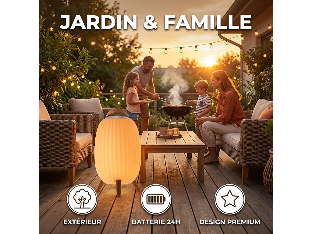 Lanterne nomade musicale EZIlight® Ambiant XL