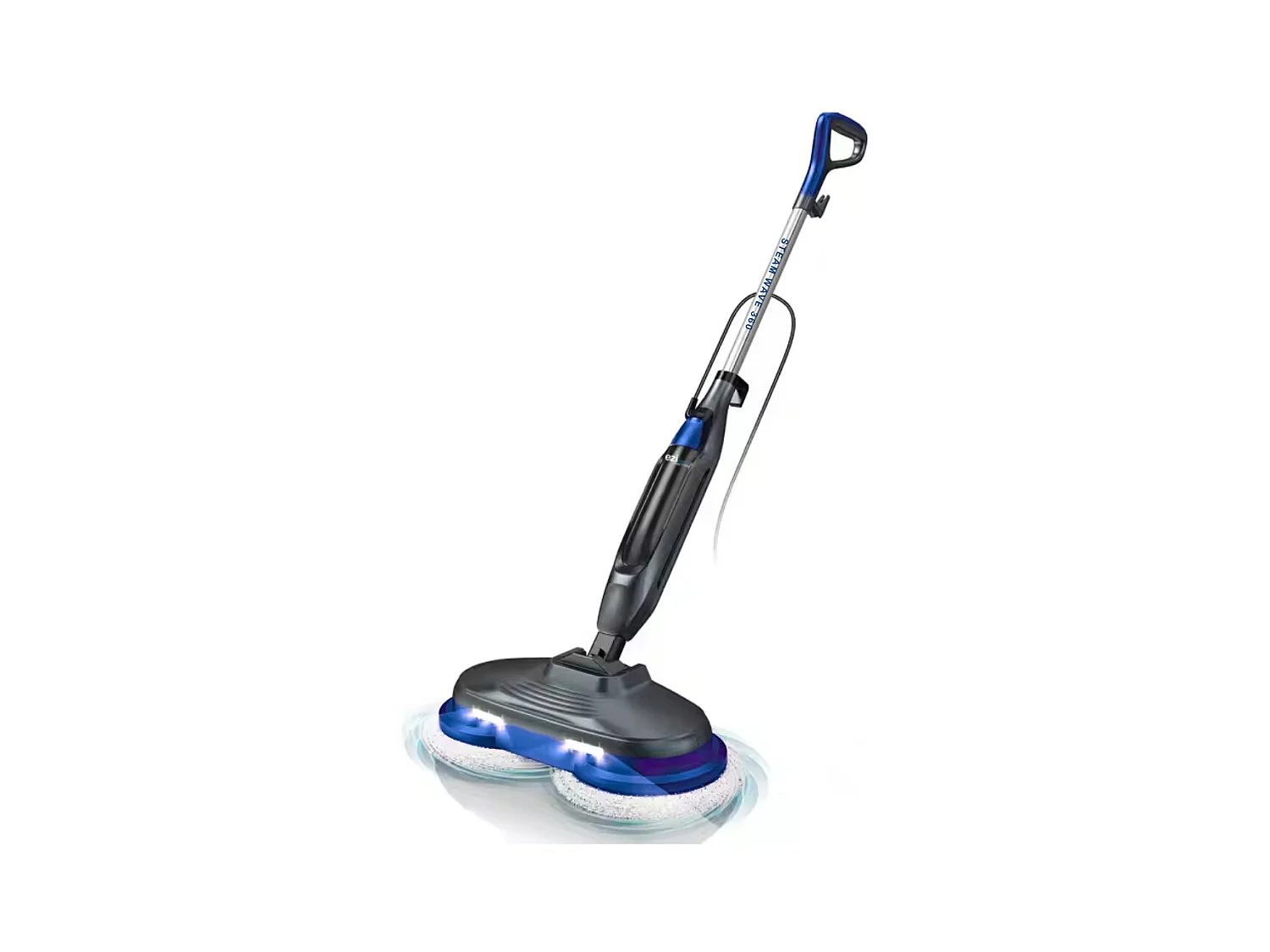 Balai 2 en 1 : Nettoyeur Vapeur / Cireuse de Parquet eziclean® Steam Wave 360