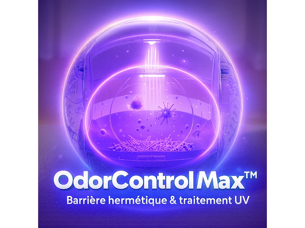 Litière autonettoyante connectée - maison de toilette pour chat eziclean® CATBOT K10i