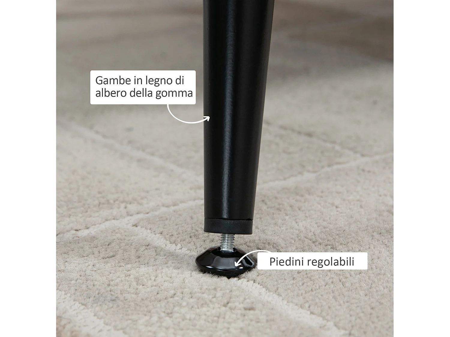 Divano 2 posti in velluto con schienale a conchiglia verde