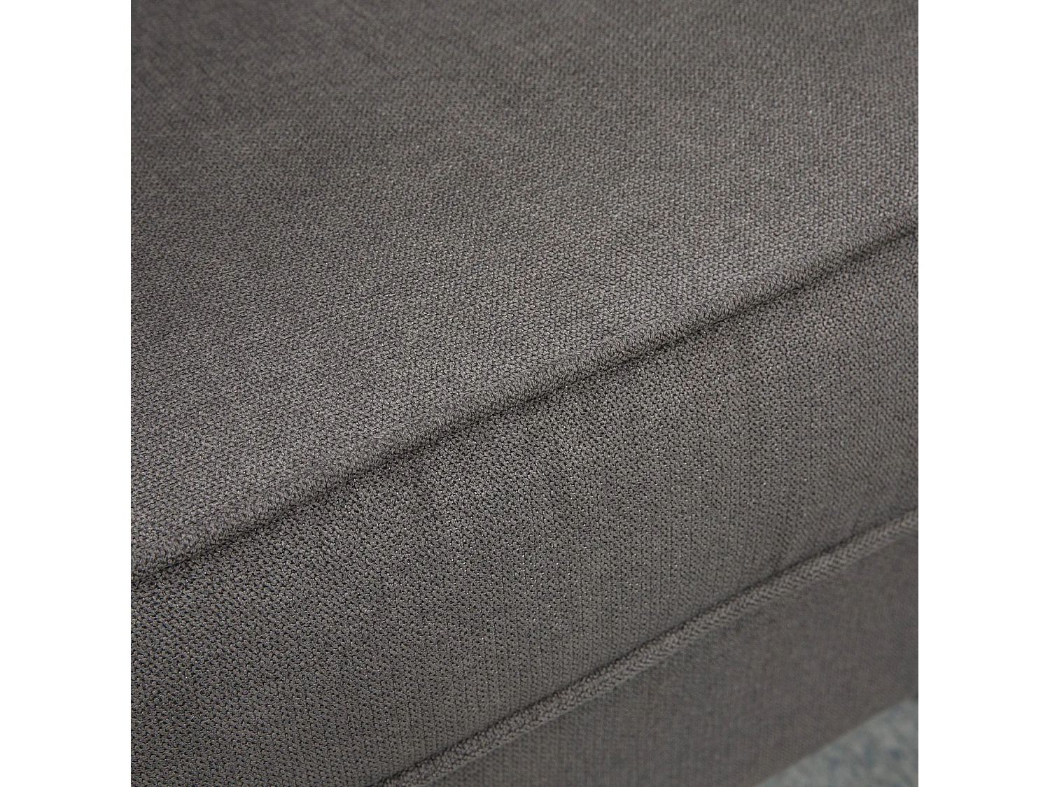 Poltrona da salotto stile francese in tessuto grigio