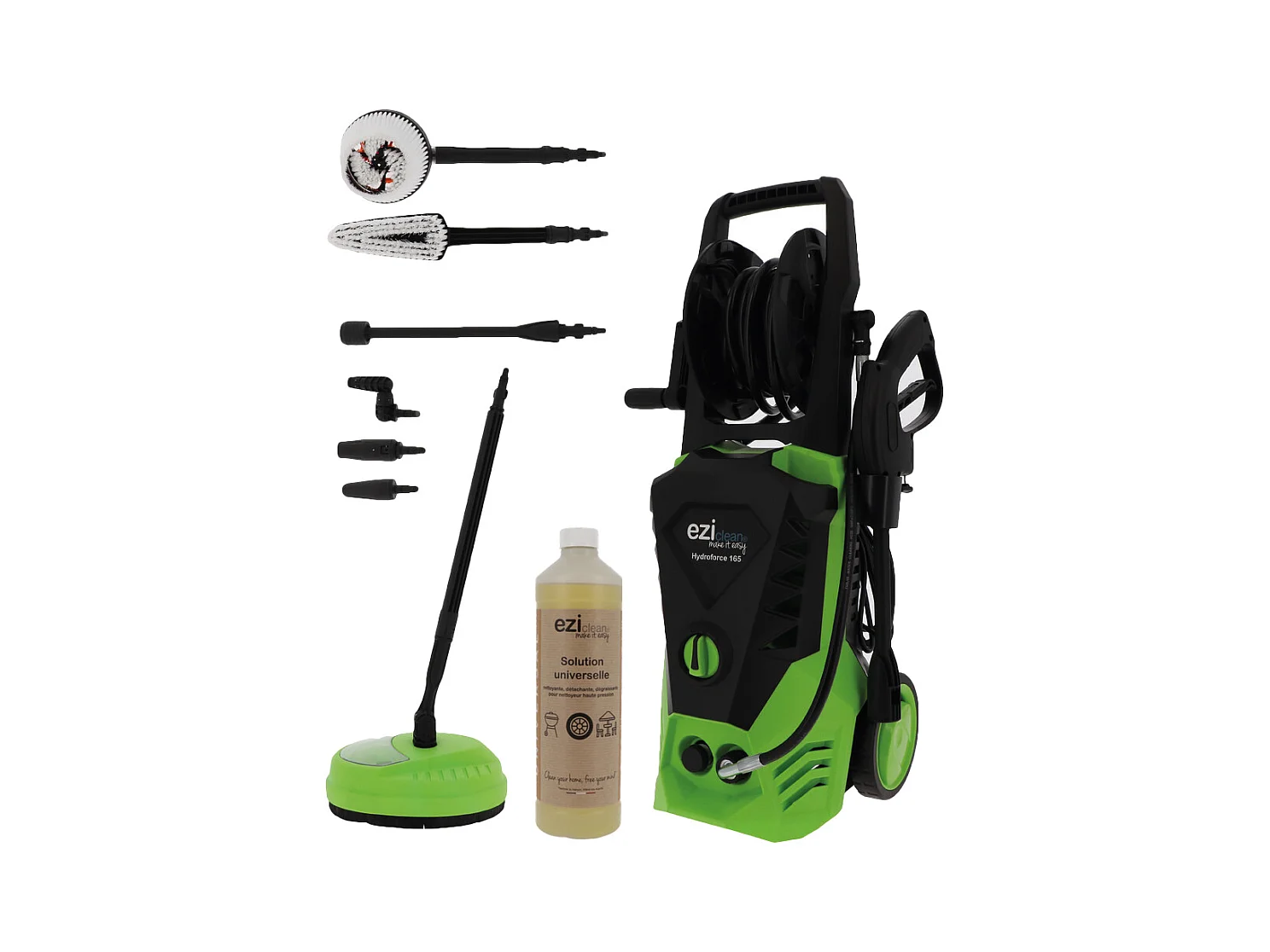Pack Nettoyeur Haute pression eziclean® Hydroforce 165 + Solution nettoyante Universal