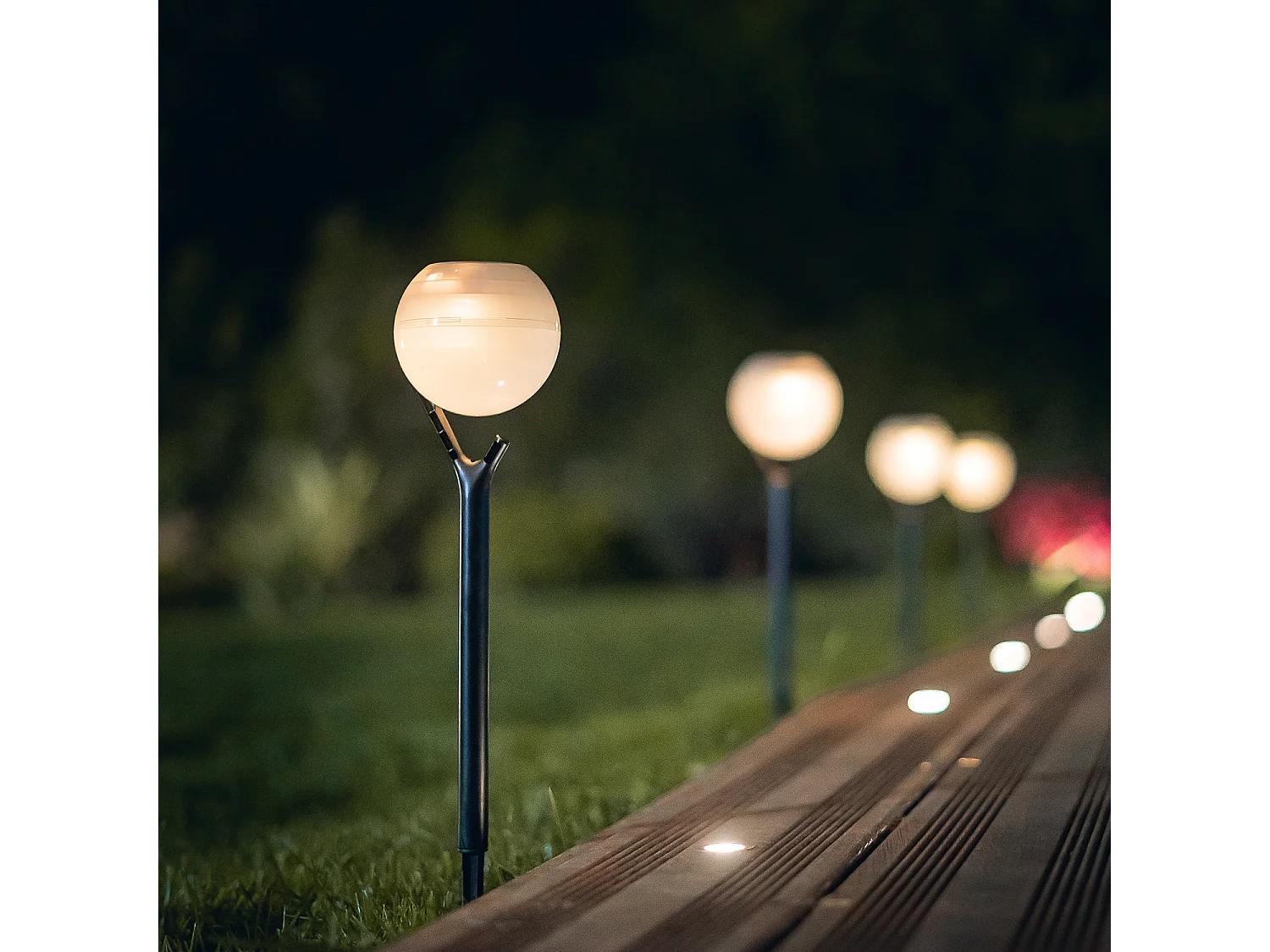 Balise solaire EZIlight® Solar peaky ball - Pack de 4