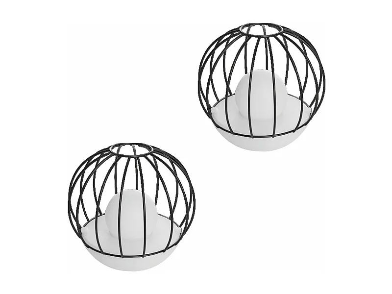 Balise solaire EZIlight® Solar deco ball Pack de 2 lampes