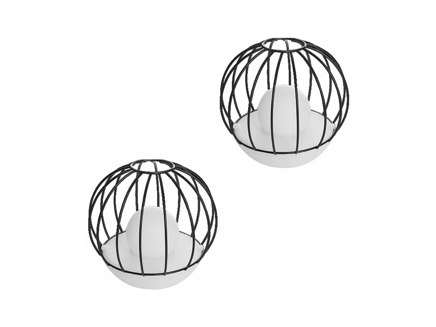 Balise solaire EZIlight® Solar deco ball Pack de 2 lampes