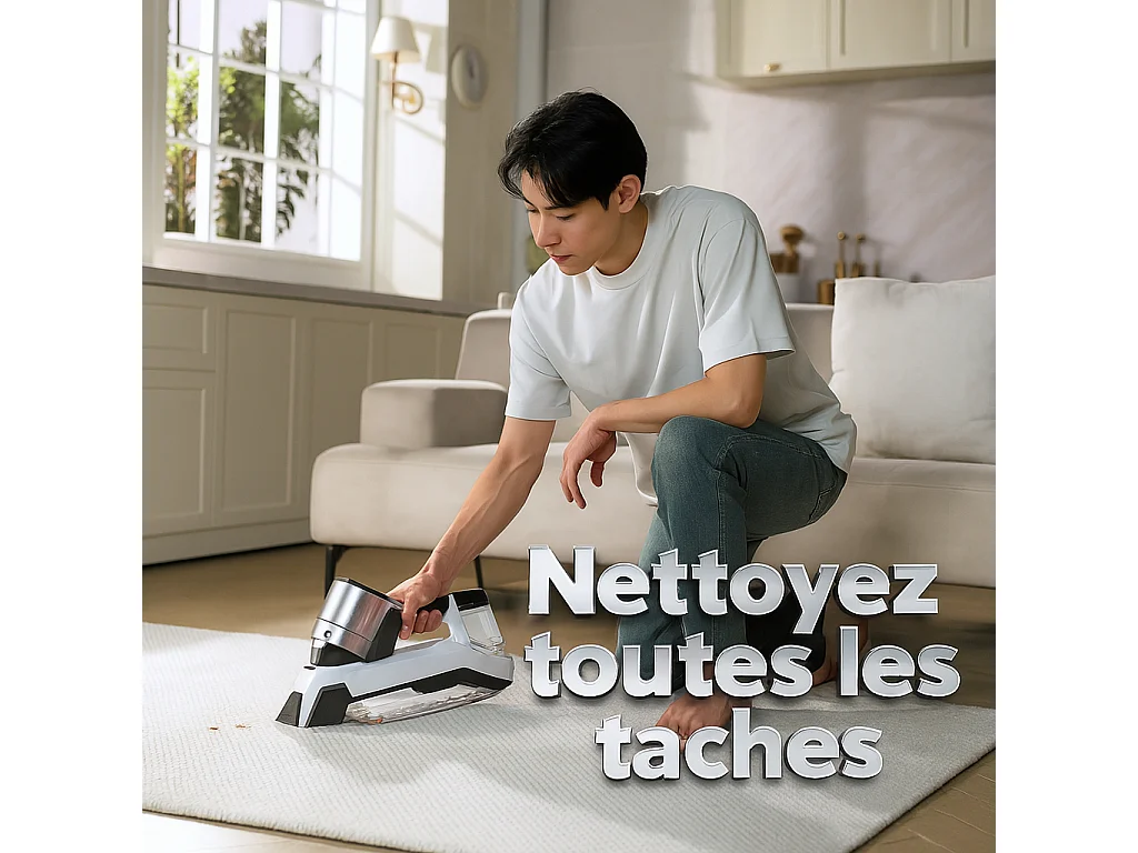 Nettoyeur injecteur extracteur portatif rechargeable eziclean® Spot Remover W100