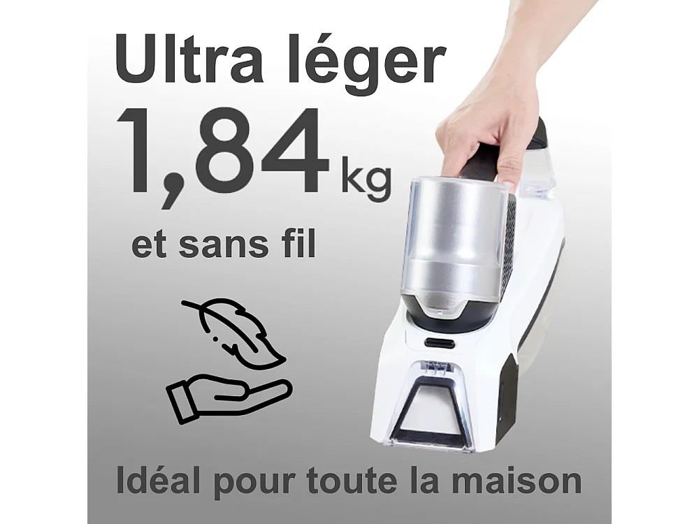 Nettoyeur injecteur extracteur portatif rechargeable eziclean® Spot Remover W100